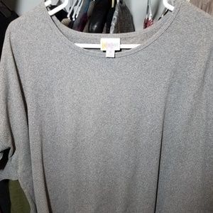 Lularoe medium Irma top gray